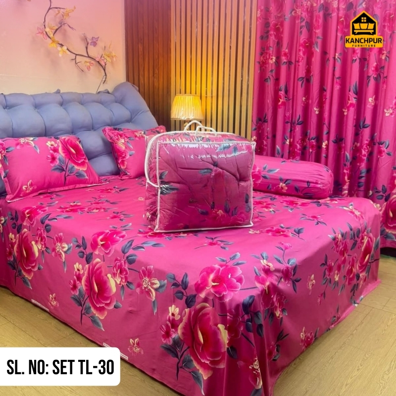 ৫ পিছ সেট লাক্সারী টুইল কমফোর্টার